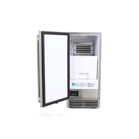 Image of Blaze 50 lbs. 15" Outdoor Rated Ice Maker With Gravity Drain