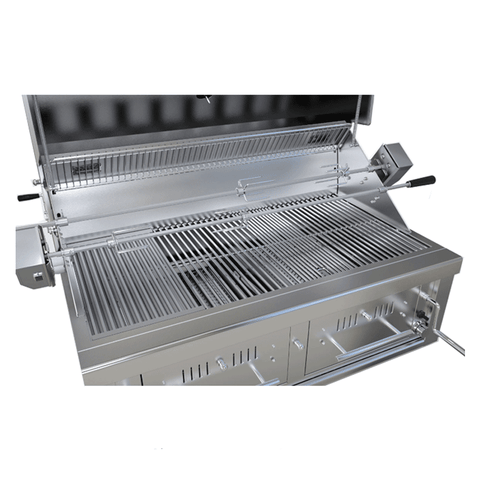Image of Sunstone 42-Inch Dual Zone 304 Stainless Steel Charcoal Grill