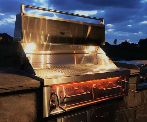 Image of Sunstone 42-Inch Dual Zone 304 Stainless Steel Charcoal Grill