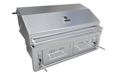 Image of Sunstone 42-Inch Dual Zone 304 Stainless Steel Charcoal Grill
