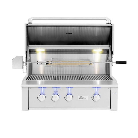 Image of Summerset Alturi 42" 3-Burner Built-In Gas Grill With Stainless Steel Burners & Rotisserie ALT42T-NG
