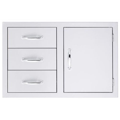 Image of Combo, 33" Stainless Steel - 3-Drawer & Access Door SSDC3-33