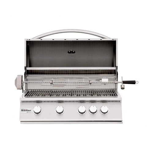 Image of Summerset Sizzler 32" Freestanding Gas Grill SIZ32-NG + CART-SIZ32 - In Stock