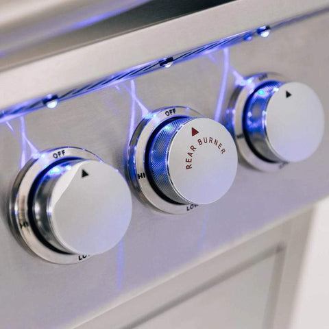 Image of Summerset Sizzler Pro 32" Freestanding Gas Grill SIZPRO32-NG + CART-SIZ32-DC