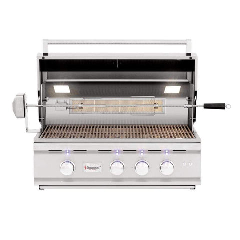 Image of Summerset TRL 32" Freestanding Gas Grill with Fully Assembled Door & 2-Drawer Combo - TRL32-NG + CART-TRL32