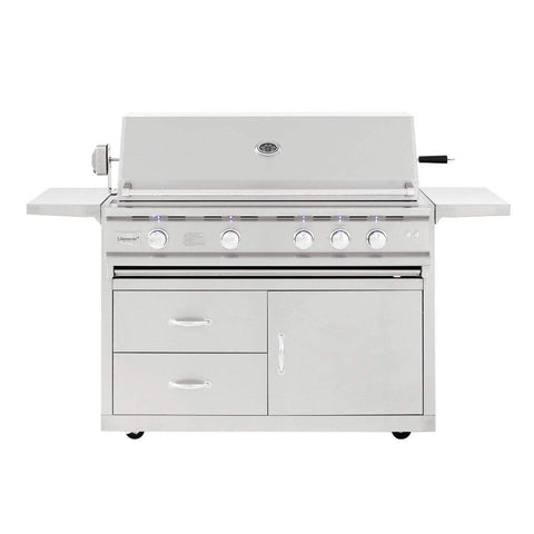 Image of Summerset TRLD 44" Freestanding Gas Grill TRLD44A-NG + CART-TRLD44-DC
