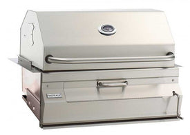 Fire Magic Charcoal Slide In Barbecue Grill with Smoker Hood (24 x 18) 12-SC01C-A