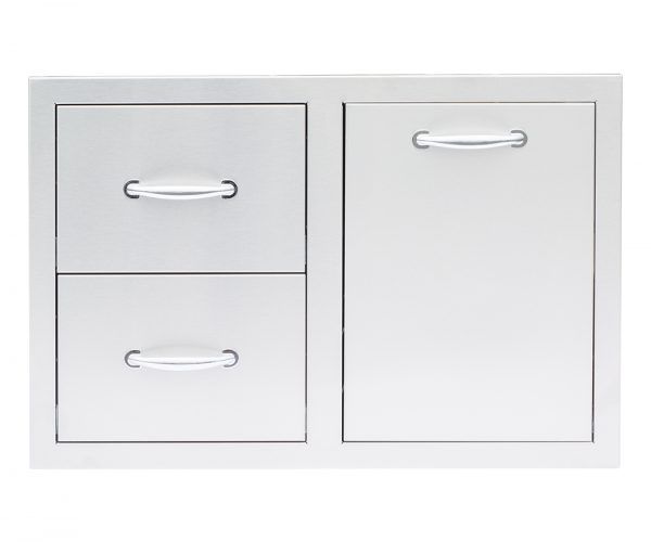 Combo, 33" Stainless Steel - 2-Drawer & Vented LP Tank Pullout Drawer SSDC2-33LP