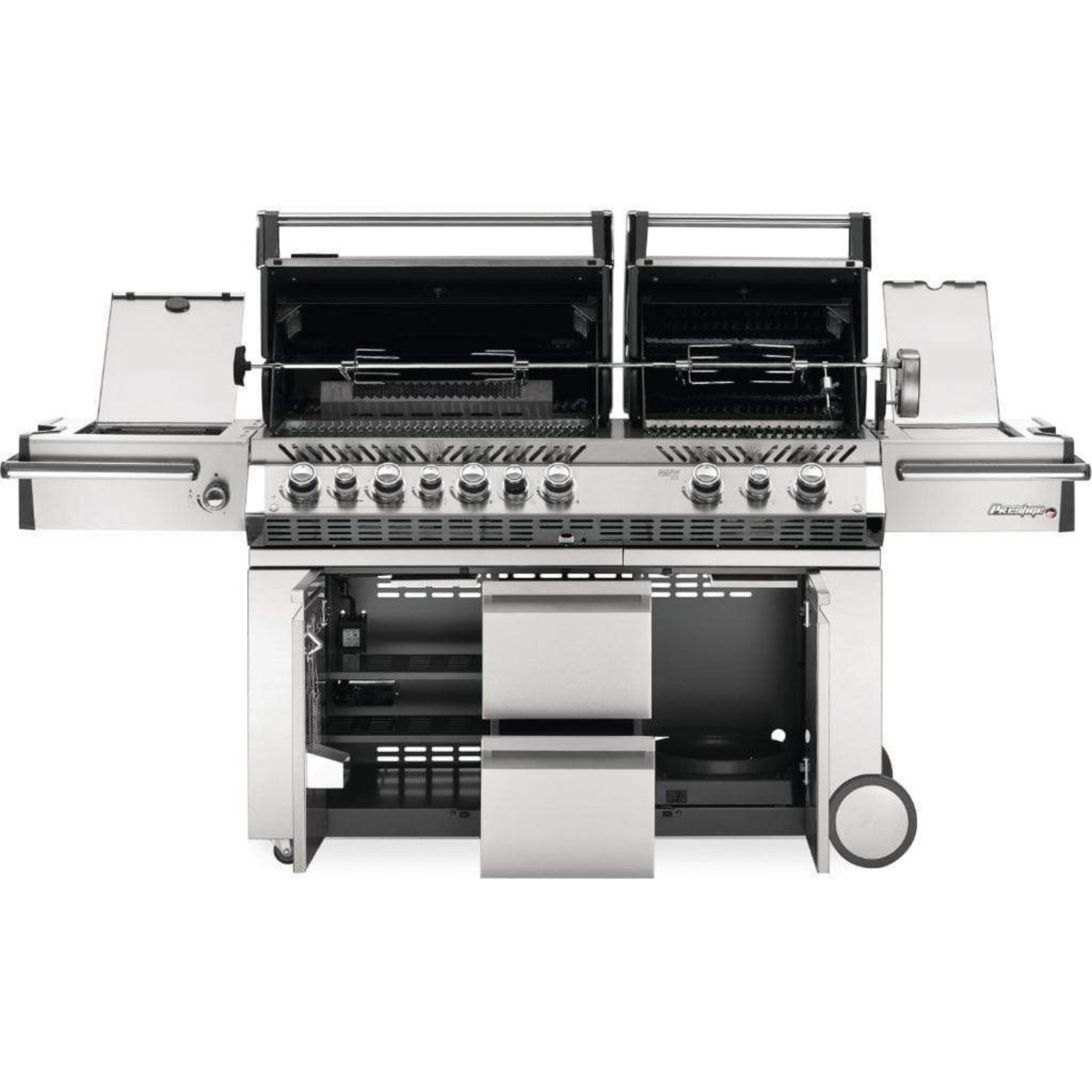 Napoleon Prestige Pro™ 825 RSBI with Power Side Burner, Infrared Rear & Bottom Burners