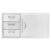 PCM 260 Series 39-Inch Access Door & Triple Drawer Combo (Reversible)