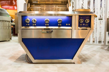 36" Hestan Outdoor Deluxe Grill with Rotisserie Kit