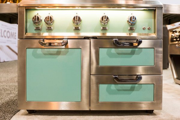 42" Hestan Outdoor Tower Cart with Door/Drawer Combo - GCR Series