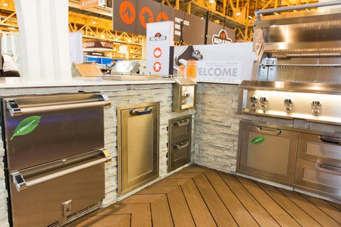 Image of 16" Hestan Outdoor Double Storage Drawers - AGDR Series