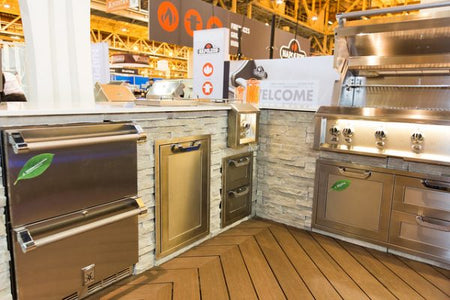 16" Hestan Outdoor Double Storage Drawers - AGDR Series