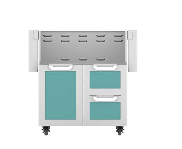 42" Hestan Outdoor Tower Cart with Door/Drawer Combo - GCR Series