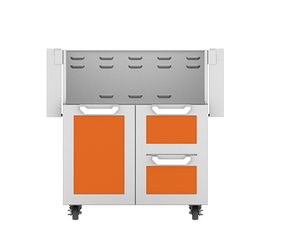 36" Hestan Outdoor Tower Cart with Door/Drawer Combo - GCR Series