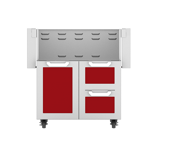 30" Hestan Outdoor Tower Cart with Door/Drawer Combo - GCR Series