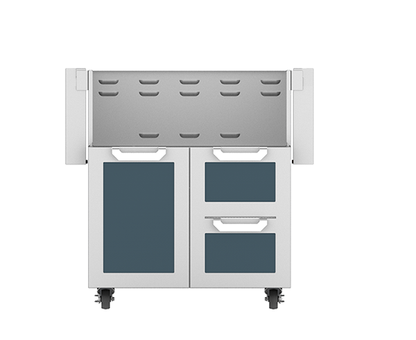 30" Hestan Outdoor Tower Cart with Door/Drawer Combo - GCR Series
