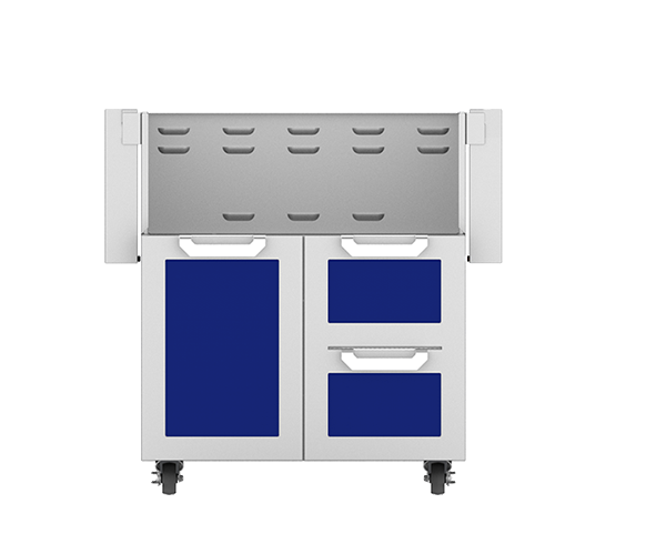 42" Hestan Outdoor Tower Cart with Door/Drawer Combo - GCR Series