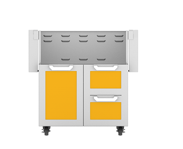 36" Hestan Outdoor Tower Cart with Door/Drawer Combo - GCR Series