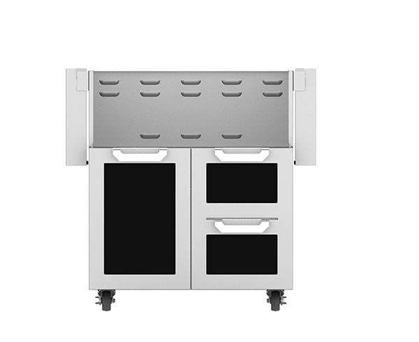 36" Hestan Outdoor Tower Cart with Door/Drawer Combo - GCR Series