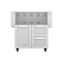 42" Hestan Outdoor Tower Cart with Door/Drawer Combo - GCR Series