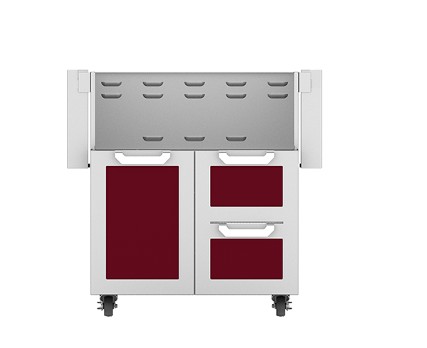 36" Hestan Outdoor Tower Cart with Door/Drawer Combo - GCR Series