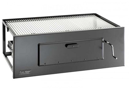 Fire Magic Charcoal Slide In Grill (Lift A Fire, 30" x 18") 3334