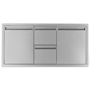 PCM 350 Series 42-Inch Door, Double Drawer & Roll-Out Trash Bin Combo