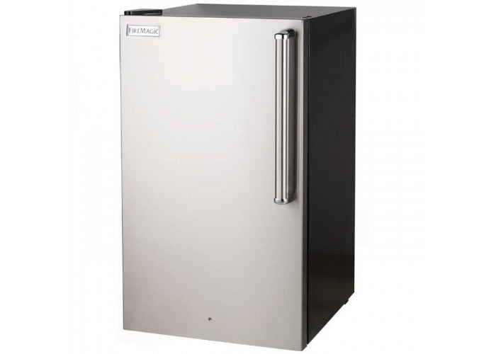 Fire Magic Premium Refrigerator, 4 Cubic Foot with Locking Door, Left Hinge 3598-DL