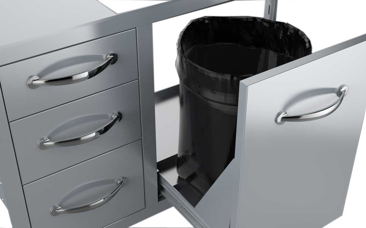 Classic Series 30" Tank Tray Triple Drawer Combo A-LPCTD30