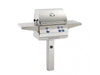 Fire Magic Aurora A430s 24-inch In Ground Post Mount Grill With Rotisserie A430s-8EA-G6