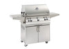 Fire Magic Aurora A540s 30-inch Portable Grill With Side Burner and Rotisserie A540s-8EA-62