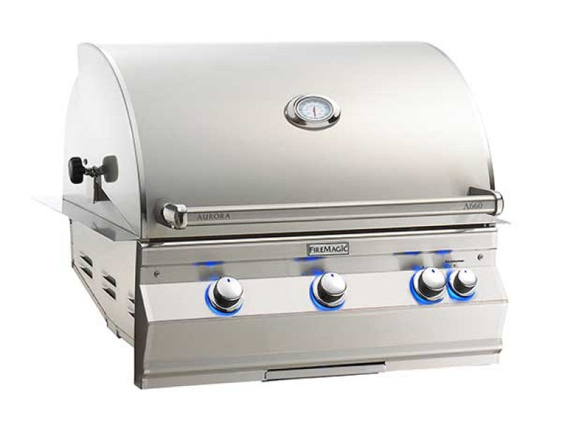 Fire Magic Aurora A660i 30-inch Built-In Grill With Rotisserie A660i-8EA