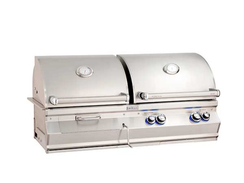 Fire Magic Aurora A830i 46-inch Built-in Gas and Charcoal Combo Grill A830i-7EA-CB