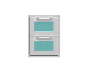 16" Hestan Outdoor Double Storage Drawers - AGDR Series