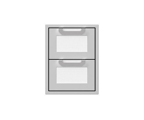 Image of 16" Hestan Outdoor Double Storage Drawers - AGDR Series