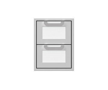 16" Hestan Outdoor Double Storage Drawers - AGDR Series