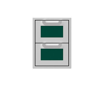 16" Hestan Outdoor Double Storage Drawers - AGDR Series