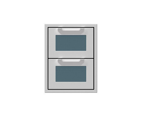 16" Hestan Outdoor Double Storage Drawers - AGDR Series