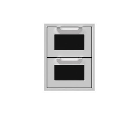 Image of 16" Hestan Outdoor Double Storage Drawers - AGDR Series