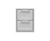 16" Hestan Outdoor Double Storage Drawers - AGDR Series