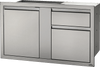 Napoleon 42" X 24" Large Single Drawer and Standard Drawer - BI-4224-1D2DR