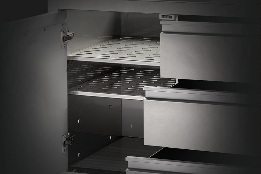 Napoleon 42" X 24" Large Single Drawer and Standard Drawer - BI-4224-1D2DR