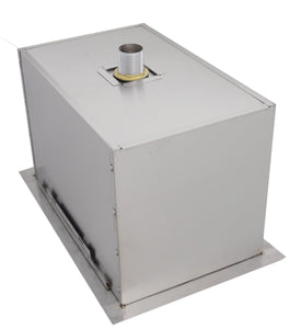 Over/Under 14" x 12" Height Single Basin Insulated Wall Ice Chest w/Cover