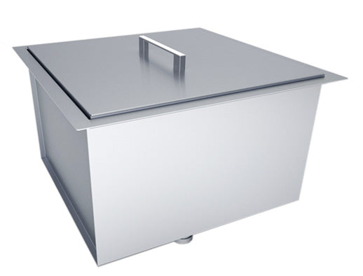 Over/Under 20" x 12" Height Single Basin Sink w/Cover