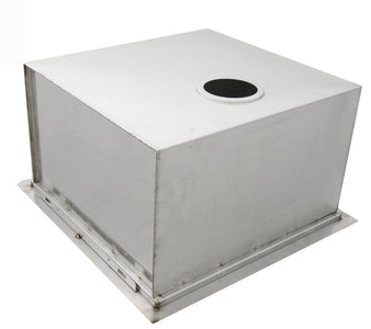 Over/Under 20" x 12" Height Single Basin Sink w/Cover