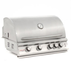 Blaze Marine Grade 316L 4-Burner Premium LTE with Rear Infrared Burner & Grill Lights - BLZ-4LTE2MG-NG