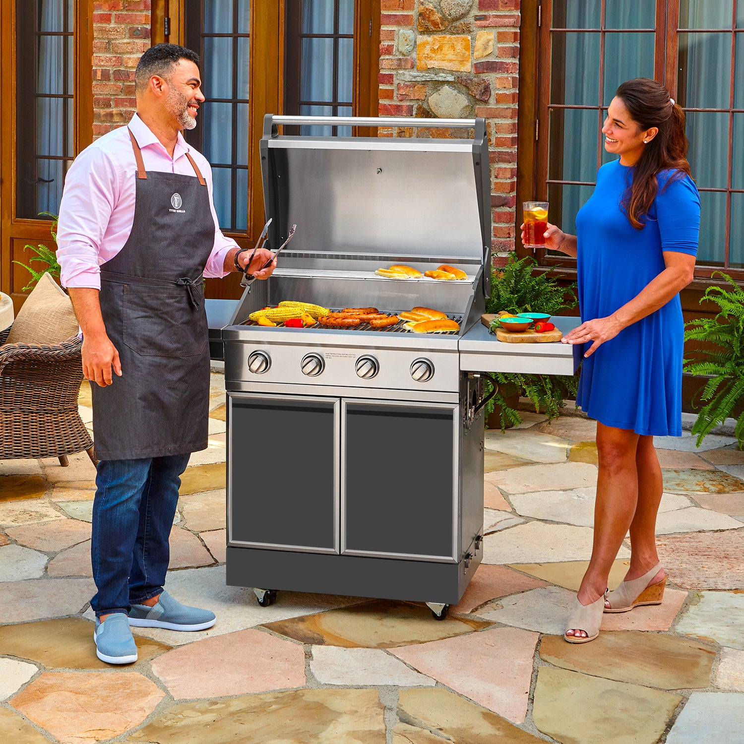 Tytus Charcoal Grey-Stainless Steel Freestanding T400PCCLP