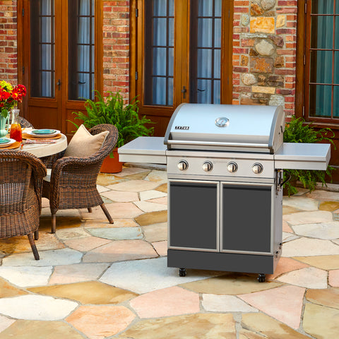 Image of Tytus Charcoal Grey-Stainless Steel Freestanding T400PCCLP